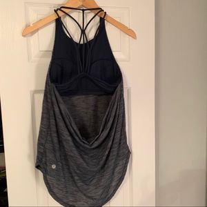 2 in 1 built in bra top